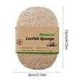 thumbnail image 3 of YATLTE Loofah Sponge Dishwashing Brush, 100% Loofah Plant, Cellulose Scouring Pad, Suitable for Kitchen Cleaning dishwashing and Bathroom Cleaning Soft and Natural luffa, 3 of 6