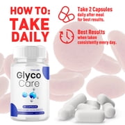 Glyco Care Advanced Formula Blood Support for Health and Wellness GlycoCare 60 Capsules
