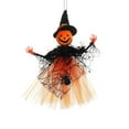 thumbnail image 2 of Decoraciones de Halloween, adornos de Halloween, regalos de Halloween, colgantes de gasa de Halloween, colgantes de calabaza, bruja, fantasma, decoración de escena, colgantes de broma, decoraciones co, 2 of 2