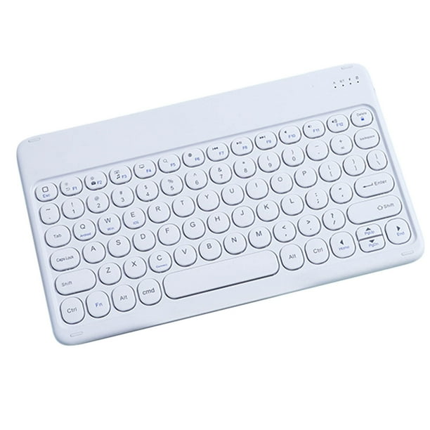 Teclado de Máquina de Escribir Teclado de Computadora de Color Bluetooth Portátil Inalámbrico, Teclado de Diseño Flexible de Máquina de Escribir Retro Compacta Inalámbrica, Diseño Compacto Ultra Delga