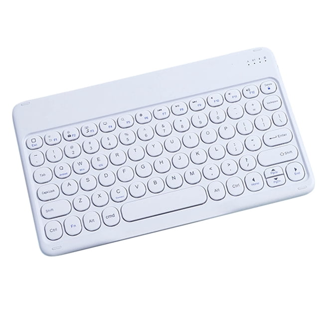 Clavier de Machine à Écrire Sans Fil, Mini Clavier Sans Fil Portable Bluetooth Coloré Compact au Design Rétro pour Ordinateurs