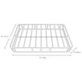 thumbnail image 4 of CorLiving Ready-to-Assemble Black and White Fabric Covered Full Size Metal Frame Standard Box Spring, 4 of 4
