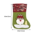 thumbnail image 3 of RKSTN Fall Decorations for Home Christmas decorations Christmas socks gift bag red Santa Claus Christmas socks Decorations, 3 of 4