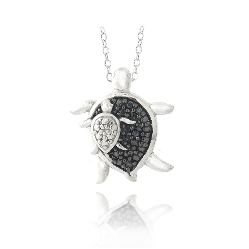 mother and baby turtle necklace