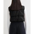 thumbnail image 2 of Women Cropped Puffer Vest Stand Collar Sleeveless Zip Up Padded Gilet Outerwear, 2 of 6