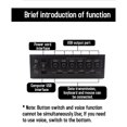 thumbnail image 4 of Enchufe USB Bloque Retro Interruptor Giratorio Control Independiente Adornos, 4 of 5