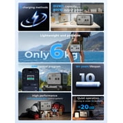 OUKITEL FFPOWER Solar Generator 512Wh, Portable Power Station +200W Solar Panel, LiFePO4 , 500W Fast Charging,for Outdoor Camping, RV, Emergency