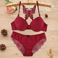 thumbnail image 2 of adviicd Culottes Sans Coutures pour Femmes, Invisibles, Bikini Extensible, Soyeuses, Hipster Invisible, Lot de 2, Culottes Sans Coutures pour Femmes (Rouge, M), 2 of 3