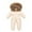 Beige, variant on XIMIN Toddler 2Pcs Snow Suits Kids Down Jacket Winter Puffer Padded Snowsuit Girls Boys Faux Fur Hooded Coat  Snow Bib Pants Jumpsuits Waterproof Windproof Clothes