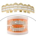 thumbnail image 3 of HipHop Grill Fangs Costume Cosplay Jewelry - en Upper, 3 of 8