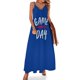thumbnail image 1 of Vestido sin mangas para fanáticos del fútbol del día del juego Vestido de noche para mujer Vestido de lujo, 1 of 7