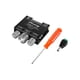 thumbnail image 1 of Kearding Amplificador de Audio de 100 W, placa de amplificadores de Subwoofer, amplificadores de potencia, potente instalación práctica para Sistemas de cine en casa, 1 of 6