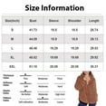 thumbnail image 3 of KDDYLITQ Women's Sweaters Plain Collar Plus Size Pullover Solid Color No Hooded Fashion Sweatshirts Fleece Lined 1/4 Zipper Trendy Clothes Fall 2025 Sweat Shirts with Pocket Coffee M, 3 of 9