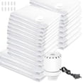 thumbnail image 1 of 20 Piezas Bolsas de Vac&iacute;o con 1 Bomba Electrica,Bolsas de Almacenamiento de Vac&iacute;o,Bolsas al Vacio Reutilizables,compresi&oacute;n al vac&iacute;o con Bomba El&eacute;, 1 of 7