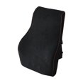 thumbnail image 1 of MERIGLARE Back Cushion Back Rest Car Seat Lightweight Breathable Support Pillow Velvet Black, 1 of 9