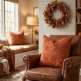 thumbnail image 5 of Halloween Sale Clearance!Fall Decorations for Home, 45x45cm Fall Maple Leaf Embroidered Throw Pillow Covers 3 Colors Linen Textured Squares Cushion Covers For Thanksgiving Sofa Decor, 5 of 8