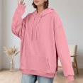 thumbnail image 2 of Womens Oversized Hoodies Sweatshirts Fall Fashion Pullover Sweaters Winter Clothes S-5XL, 2 of 4