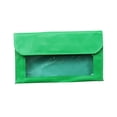 thumbnail image 1 of Bolsillo de almacenamiento magnético de poliéster con ventana transparente para organización del aula Verde, 1 of 5