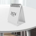 thumbnail image 3 of SHISUYAN Mini Calendrier 2024 Petit Calendrier de Table Petit Calendrier Anglais Ornement Calendrier de Bureau Décoratif, 3 of 9