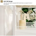 thumbnail image 4 of QinaQin 3-Tier Wine Bar Cabinet with LED Lights, White, 4 of 8
