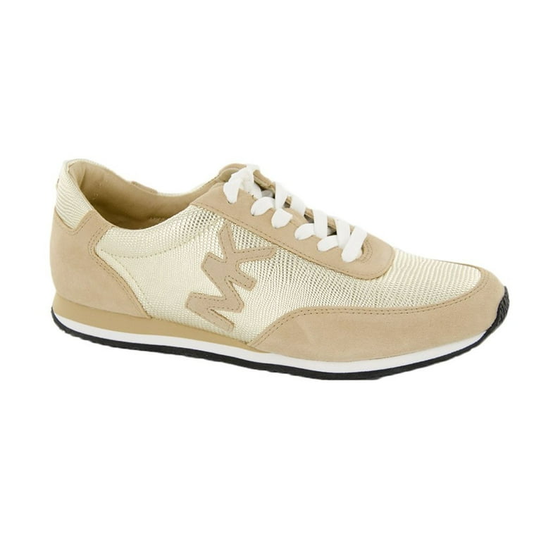 MICHAEL Michael Kors Womens Stanton Trainer Leather Low Top Lace Up Fashion S