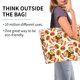 thumbnail image 2 of Balery Burger Bolsa Tote Estilo Estético con Cremalleras, Bolsa de Hombro, Bolsa de Compras Grande y Plegable, 2 of 8