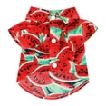 thumbnail image 2 of Camisetas de Verano para Mascotas Estilo Hawaiano Floral para Perros con Estampado Hawaiano para Mascotas Transpirables Ropa Fresca para Mascotas Playa Playa ANGGREK  Otros, 2 of 8