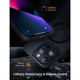 thumbnail image 4 of Magnetic Case for iPhone 15 Pro Case [MIL-Grade Drop Tested & Compatible with MagSafe] Translucent Matte Back, Anti-Scratch Shockproof Phone Case for 15 Pro 6.1 Inch, Black, 4 of 6
