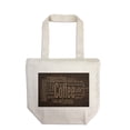 thumbnail image 1 of Coffee Typography, Dark (100% Cotton Canvas Reusable Tote Bag), 1 of 3