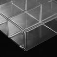 thumbnail image 2 of BRIGHTFUFU Organizador de maquillaje transparente Caja para el organizador de perfume de almacenamiento de mesa de tocador para la caja de maquillaje de mujeres Organizador de cuidado de la piel, 2 of 7