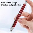 thumbnail image 4 of Ergonomic Plastic Fountain Pen, 0.5mm Nib, Cap-Free Design, Lightweight for Long Writing, Includes Converter & Ink, Ideal for Students Homework & Exams, 4 of 8