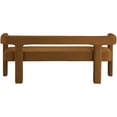 thumbnail image 3 of Meridian Furniture Athena Saddle Velvet Bench, 3 of 34