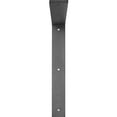 thumbnail image 3 of Ekena Millwork 2"W x 14"D x 14"H Hamilton Steel Bracket, Hammered Silver, 3 of 11