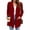 Wine -BJ37, variant on Nestiefly Lightweight Cardigan for Women 2026 Long Sleeve Open Front Casual Cardigans with Pockets Gray 2XL
