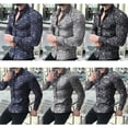 thumbnail image 4 of Camisa de Manga larga para hombre/holgada/Casual con Florespangjing, 4 of 4