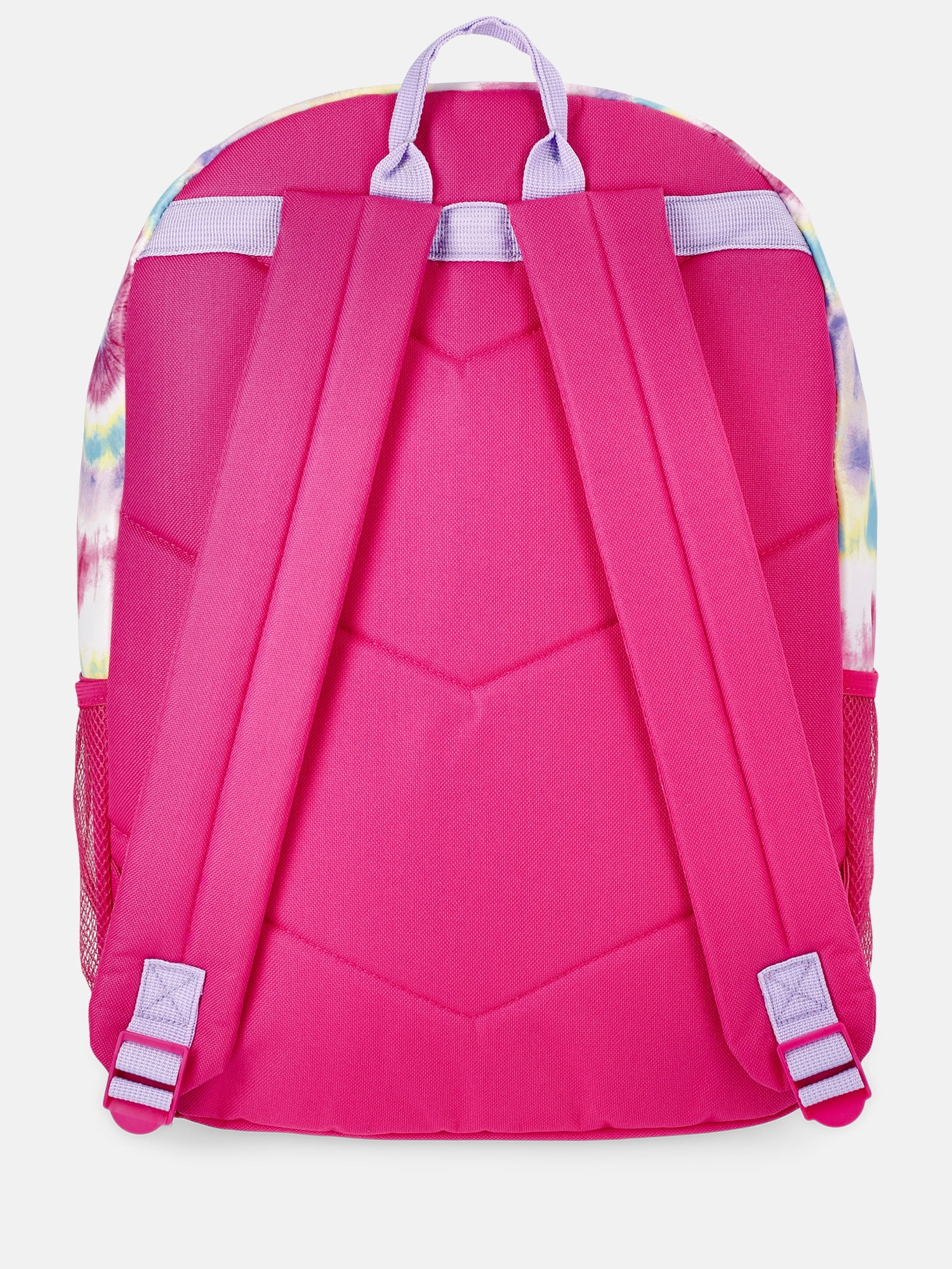 Wonder Nation Girl's 17" Swirl Tie Dye Backpack & Lunch Set, Pink