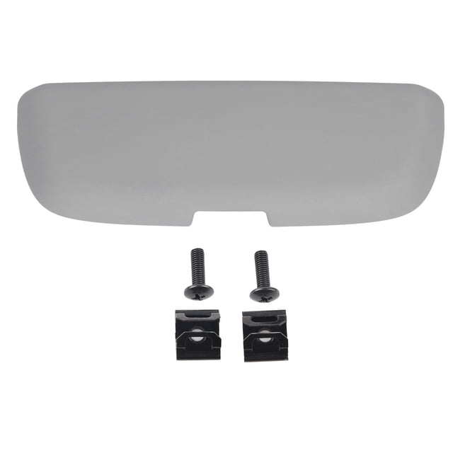 Caja de almacenamiento para gafas de sol y anteojos de coche, accesorio para ahorrar espacio (gris)