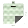 thumbnail image 3 of Tapete De Pícnic Manta de playa, impermeable, duradera, para senderismo al aire libre (beige verde) Sywqhk Para Estrenar, 3 of 6