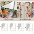 thumbnail image 3 of Vintage Flowers Kitchen Window Curtains, Swag Curtains Valance for Bedroom Living Room Bathroom, Spring Floral Botanical Rustic Pastoral Rod Pocket Window Curtain Block Drapes 2 Panels 36"x63", 3 of 9