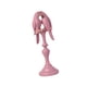 thumbnail image 3 of Adorno de pareja de loros, escultura decorativa, colección, regalo único para inauguración de la casa Pink 87x85x27cm, 3 of 9