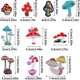 thumbnail image 4 of Parches termoadhesivos de hongos BRI Juego de 12, 4 of 5