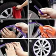 thumbnail image 4 of Car Wheel Rim Protector Decor Strip, 26ft Car Wheel Rim Edge Protector, Durable Rim Guards Protection, Motorcycle Rubber Strips Automotive Accessory for Curb Rash Wheel Scratch Prevention (1, Red), 4 of 5