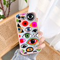 thumbnail image 1 of Funda de teléfono Lucky Eye Blue Evil Eye Print para iPhone SE2020 12 13 mini 11 14 Pro Max XR X XS MAX 7 8 6s Plus, funda a prueba de golpes Tan Jianjun unisex, 1 of 2