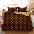 thumbnail image 3 of 3D Abstract Golden Decoration Quilt Cover Set Bedding Set Duvet Cover, 3 of 3