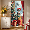 thumbnail image 5 of Polyester Material Merry Christmas Banner Festive Design Holiday Decor for Indoor Celebration Winter Party Seasonal Decoration, 5 of 9