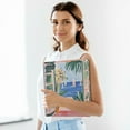 thumbnail image 6 of FORMRS 3 Ring Binder with Pockets 1.5" D-Rings Clip Board 200 Sheets Capacity, Seaside Leaves, 6 of 8