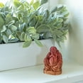 thumbnail image 6 of Clever Contraption Friendly Buddha Sloth Figurine | Whimsical Desk Companion Statue, 6 of 9