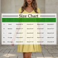 thumbnail image 4 of Diufon Womens Summer Casual Dresses Cute V Neck Mini Dress with Pockets Ruffle Short Sleeve Shirt Dress, 4 of 9
