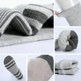 thumbnail image 3 of 6 Pairs Mens Cushioned Crew Socks, Moisture Wicking Athletic Work Socks, 3 of 6