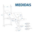 thumbnail image 4 of Banco de Ejercicio Fitness Altera BULLSEYE Multipocisiones para Pesas C/ Respaldo Ajustable Color Negro, 4 of 8
